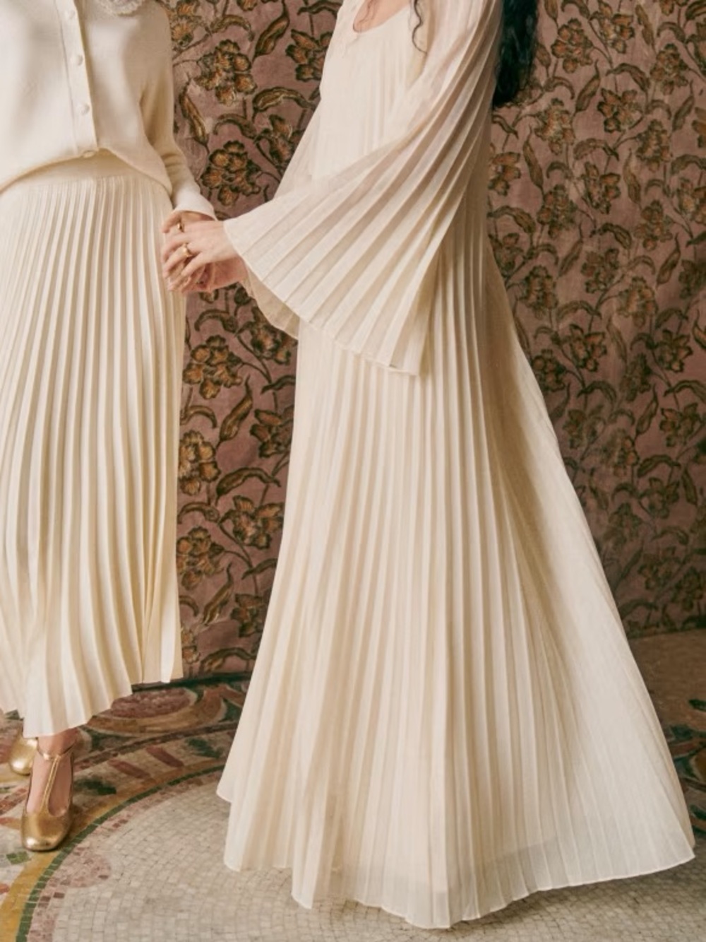 Sezane // Juliette Pleated Dress - Picture 3 of 8